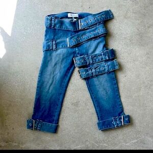 EB Denim Cargo Capri Jeans with stretch